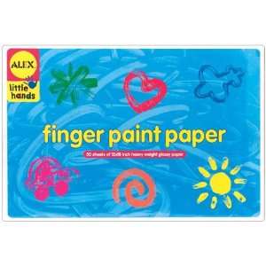  Finger Paint Paper 12X18  Glossy 50 Sheets/Pad (275W 