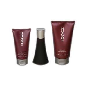 Deep Red By Hugo Boss For Women. Gift Set ( Eau De Parfum Spray 3.0 Oz 