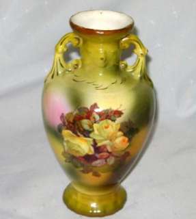 Royal Wettina Austria Gorgeous Hand Painted Vase  