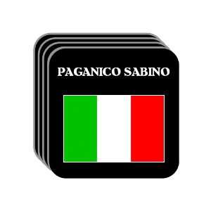  Italy   PAGANICO SABINO Set of 4 Mini Mousepad Coasters 