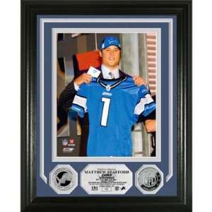 DETROIT LIONS MATTHEW STAFFORD DRAFT COIN LIMITED EDITION PHOTO MINT 