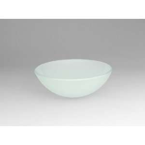   S16 16 Tempered Obscure Glass Vessel Sink in Obscure 420101 S16 Home