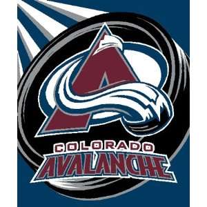  NHL Colorado Avalanche JERSEY 50x60 Raschel Throw Sports 