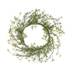    Melrose International Mini Leaves Polyester Wreath