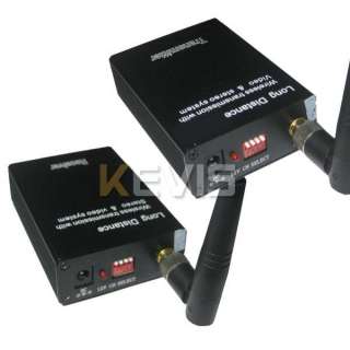 4GHz Wireless 1W Audio Video Transmitter Receiver CCTV  