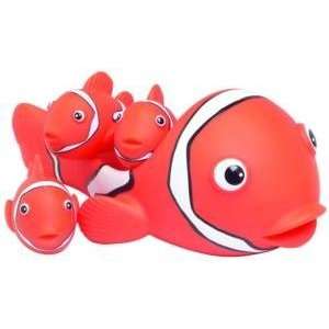  Clown Fish Family 4 piece Bath Tub Toy Toys & Games