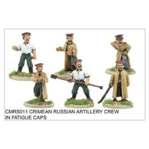  28mm Crimean War   Russian Artillery Crew In Fatigue Caps 