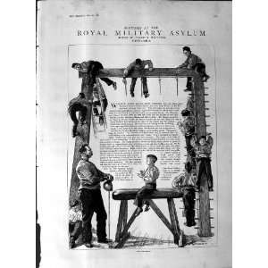  1888 Royal Military Asylum Chelsea Gymnasium Tailor Boy 