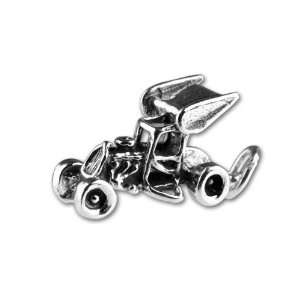  Sterling Silver Sprint Car Charm Arts, Crafts & Sewing