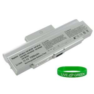  Silver Non OEM Replacement Battery for Sony Vaio VGN CR590 
