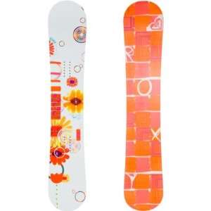 Roxy Sugar Snowboard   Womens Flowers/Squares, 147 cm  