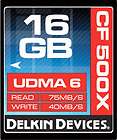 Delkin Devices DDCF500 16GB UDMA 6   Open Box 16GB CompactFlash Memory 