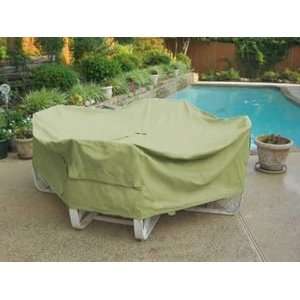  Round Patio Table / Chair Covers  82 x 25 Sage Green 