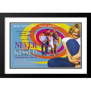 Never Been Kissed 20x26 Framed and Double Matted Movie 