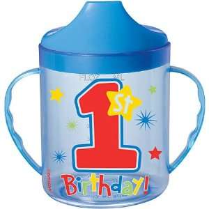  Hugs and Stitches Boys 1st Birthday Sipper Cup Toys 
