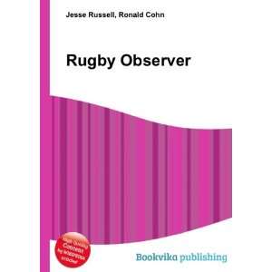  Rugby Observer Ronald Cohn Jesse Russell Books