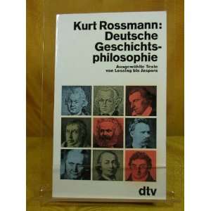  Deutsche Geschichtsphilosophie Kurt Rossmann Books
