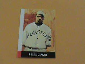 1990 Eclipse Negro League #6 ELWOOD BINGO DEMOSS  