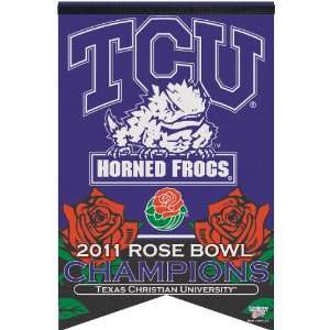  Wincraft Tcu Horned Frogs Rose Bowl Champion 17X26 Premium 