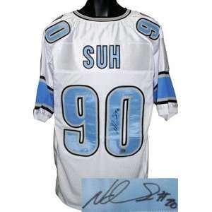    Ndamukong Suh Signed Detroit Lions Jersey Sports Collectibles
