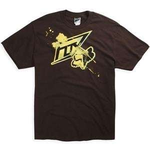  Fox Racing Youth Ascension T Shirt   X Large/Dark Brown 