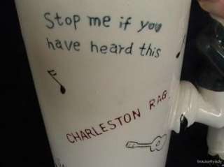 Roaring 20s Charleston Mug Figural Handle Shafford Japa  