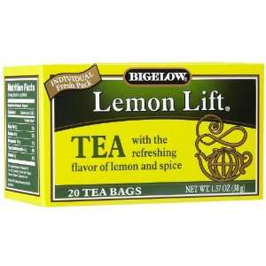Bigelow Lemon Lift Tea Bags, 20 ct, 3 pk  Grocery 