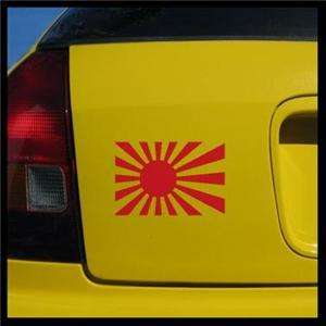 JDM Rising Sun Decal, Drift Japanese Race Sticker Flag  