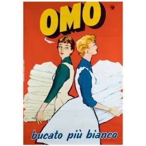  Omo Bucato Piu Blanco Giclee Poster Print, 18x24