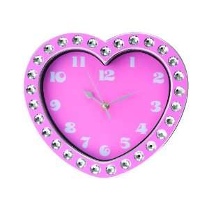  Silly Gifts / Diamond Heart Clock, Pink
