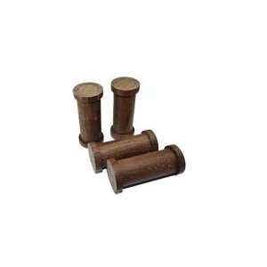  Kumihimo Tama (bobbins)   Set of 4   Walnut or Cherry   3 