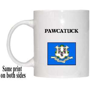  US State Flag   PAWCATUCK, Connecticut (CT) Mug 