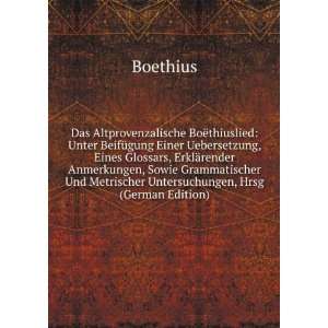   Untersuchungen, Hrsg (German Edition) (9785874952310) Boethius Books