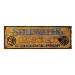 Customizable Large Stillwater Ranch Vintage Style Wooden Sign  