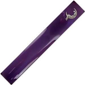  Art Glass Incense Holder Pentacle Purple (each)
