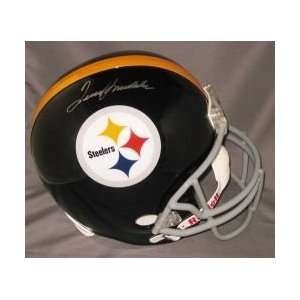 Terry Bradshaw signed Throwback Pittsburgh Steelers full size replica 
