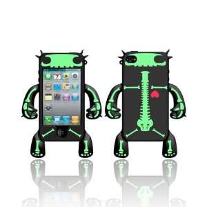  BLACK for Nugo Labs Robotector iPhone 3Gs Silicone Case 
