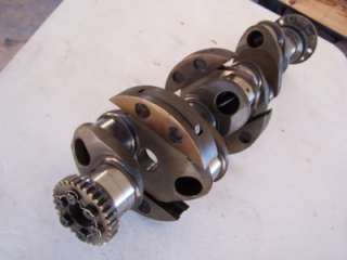   Crankshaft. Appears to be in serviceable condition. Dialed out at .002