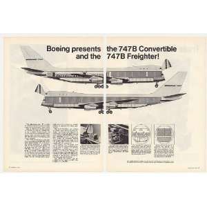  1969 Boeing 747B Convertible Freighter Aircraft 2 Page 