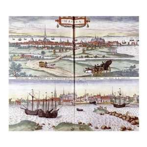  Civitates Orbis Terrarum Georg Braun. 20.00 inches by 18 