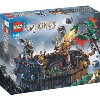 LEGO Vikings Set #7019 Viking Fortress Against the Fafnir Dragon by 