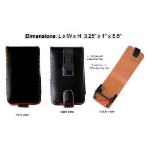  Leather Case w/ REMOVEABLE BELT CLIP for Ipaq 4705 