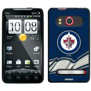  NHL Winnipeg Jets   Home Jersey design on HTC Evo 4G Case 