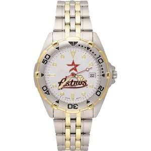  MLB Houston Astros Mens All Star Watch Stainless Steel 