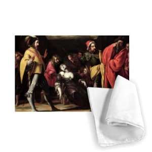  The Oath of Brutus over the Body of Lucretia   Tea Towel 