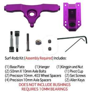   Rkp 176mm X10mm 35?? Purple Single Truck Kit Skate Trucks Sports