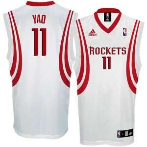  #11 Yao Ming White Replica Basketball Jersey