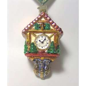 Old World Christmas Cuckoo Clock Ornament