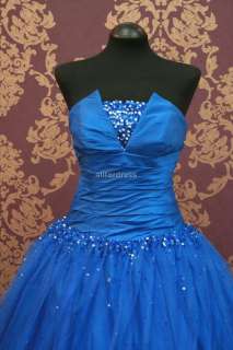Prom dress ball gown evening blue princess 8104 dresses  