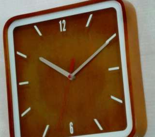 10 inch antique style wood wall clock Brand new  